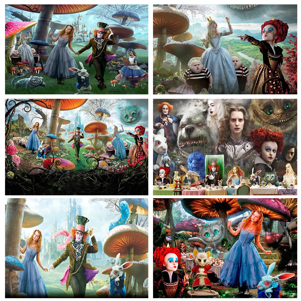 Алмазная вышивка Алиса в стране чудес | Дом и сад