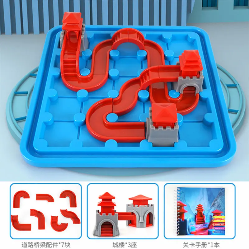 

Smart GamesTemple Connection Path-Building 3D Board Game Puzzle Game for Ages 7 and Up Training Brain Gift For Kids