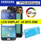 TFTOLEDSuper AMOLED для SAMSUNG Galaxy LCD J5 2015 J500 J500H J500FN J500F J500M SM-J500F дисплей сенсорный экран дигитайзер