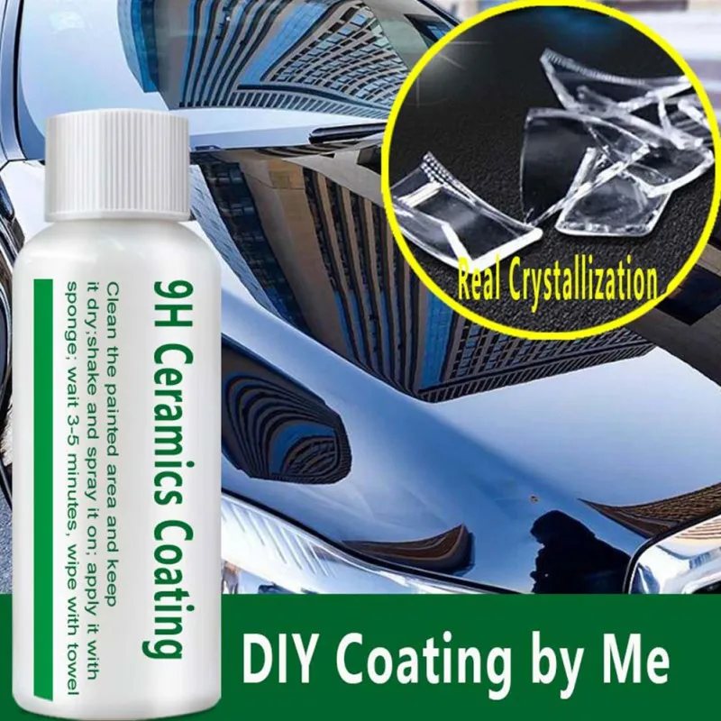 

9H Ceramic Car Coating Liquid Glass Waterproof Nano Ceramic Car Paint Care Liquid Anti-scratch Super Hydrophobic Glass Coating