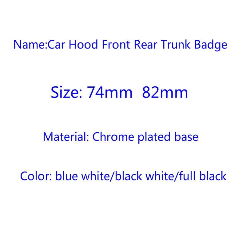 82 мм 74 45 Эмблема автомобиля значок капот передний задний багажник для E46 E39 E38 E90 E60
