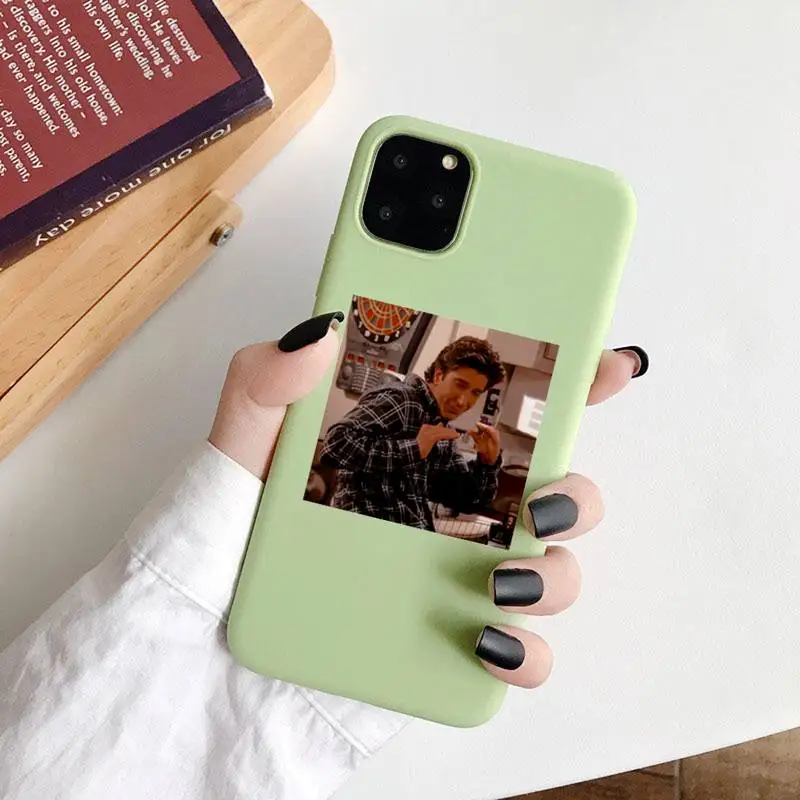 

American friends tv show Phone Case Candy Color for iPhone 6 7 8 11 12 s mini pro X XS XR MAX Plus
