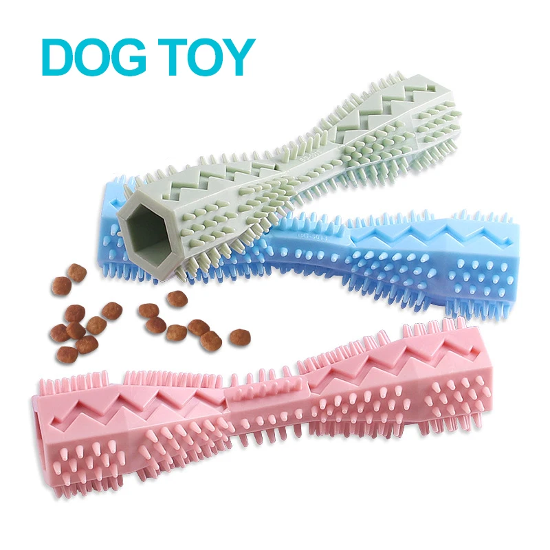 

Non-toxic Pet Molar stick Dogs Toy With Thorns TPR Pet Chew Toys Cleaning Teeth Interaction Dog Food Leakage Toys Pets Supplies