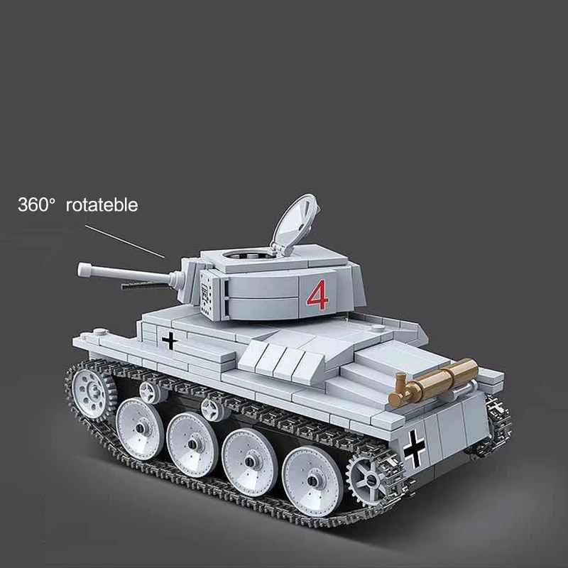 Военный LT-38 легкий танк немецкий строительные блоки подходит Танк техника оружие