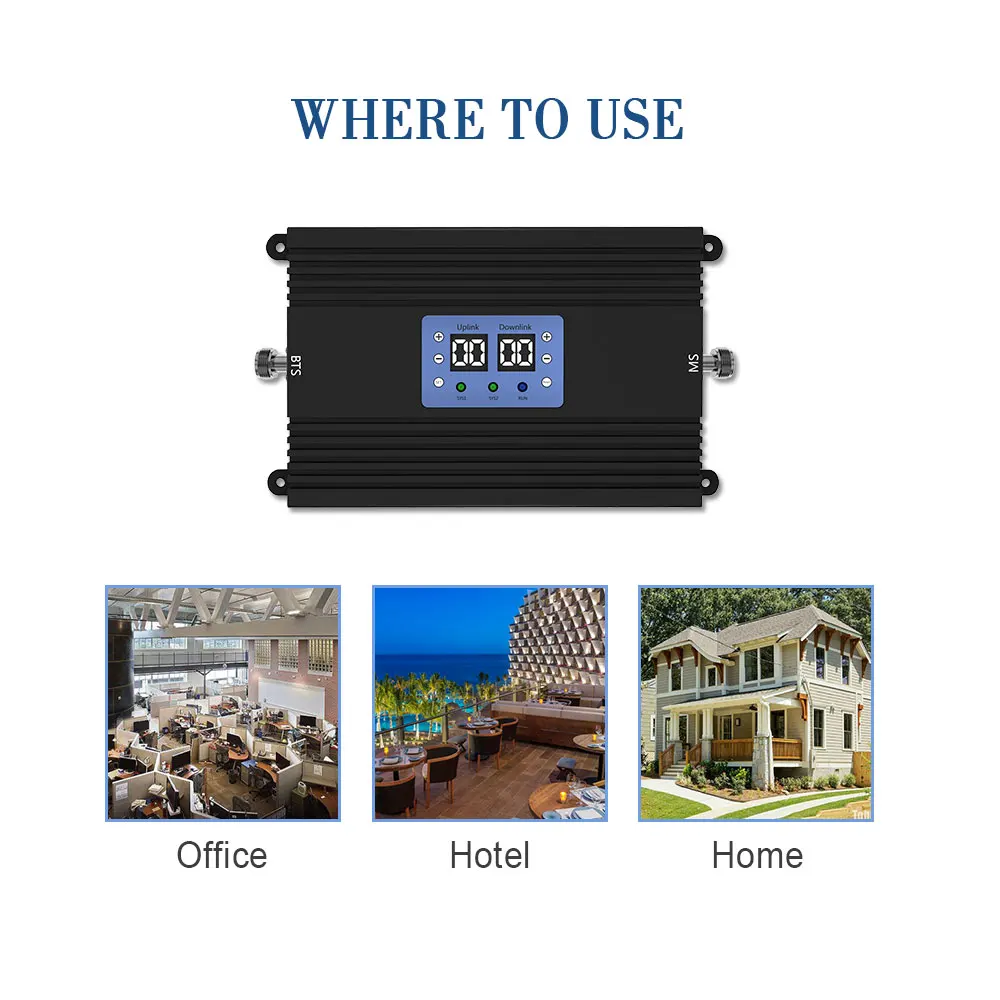 Lintratek Powerful 80dB High Gain Signal Boosters GSM 900mhz 3G UMTS CDMA 850MHz (Band 5) Dual Band Amplifier Set Big Coverage * | Мобильные