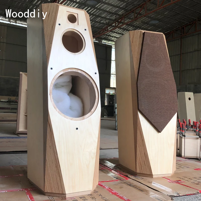 Деревянный персонализированный 8/10/12 дюймовый Hifi DIY березовый фанерный динамик