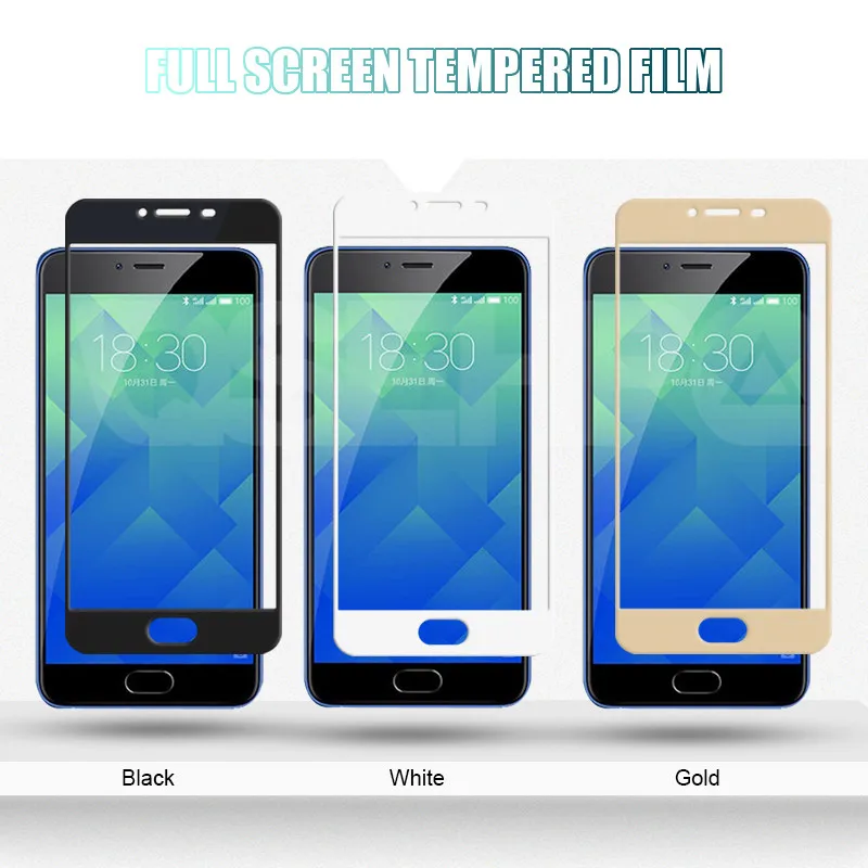 9D полное покрытие из закаленного стекла для Meizu M8 Lite M8 M6 M5 Note M6S M6T M5S M5C V8 Pro Защитная пленка для экрана