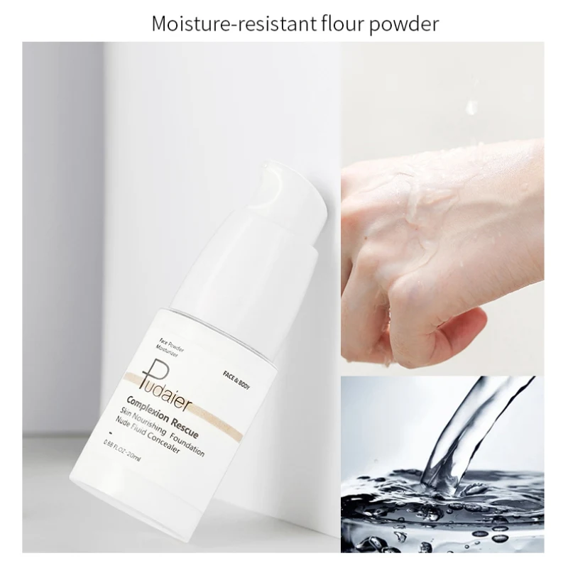 Temperature Changing Skin Color Cover Matte Foundation Liquid Does Not Fade Forever Cosmetic Face Powder Cream |