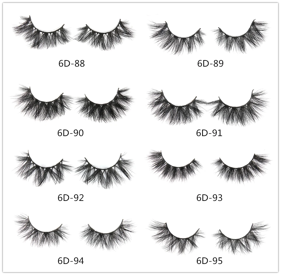 

Luxury Mink Lashes For Beauty Fluffy 10 Pairs Eyelashes 25mm Lashes Makeup Natural Look For Women Cosmetics Set Cruelty-Free