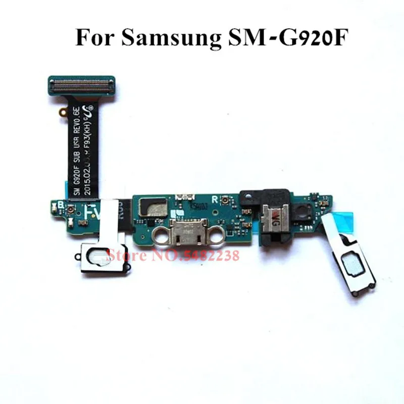 Оригинальный зарядный USB порт для док станции гибкий кабель Samsung S6 + G920F G925F