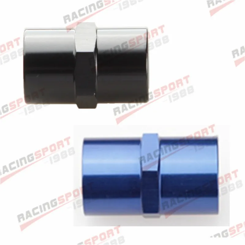 Новый прямой адаптер 1/8 &quotNPT Female To 1/8&quot NPT алюминиевый черный/синий|Подача и