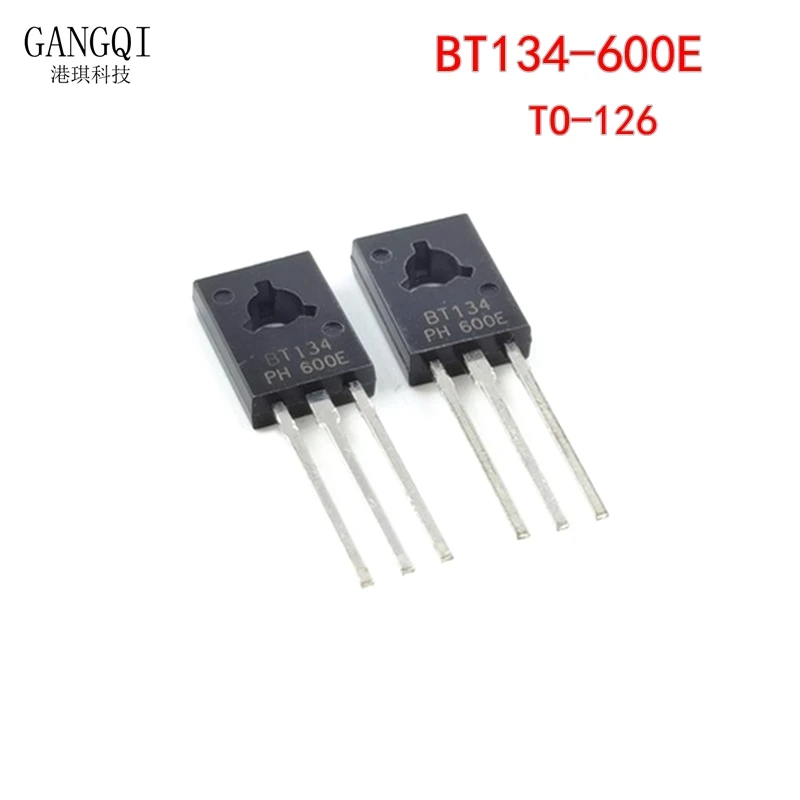 10 шт BT134-600E BT134 4A/600V TO-126 двунаправленный управляемый Тиристор Новый IC | Электронные
