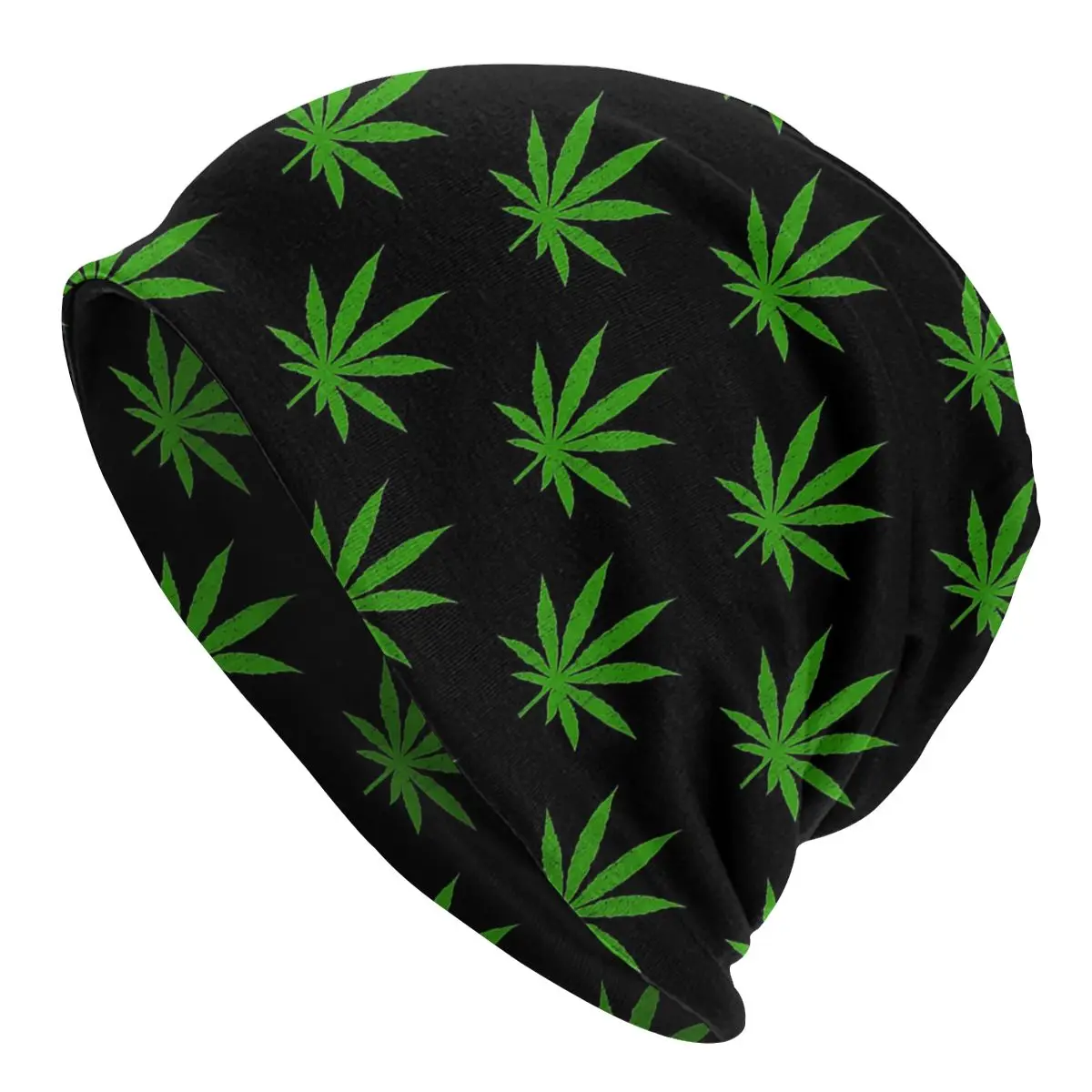 

Hemp Leaf Weed Knit Hat Fashion Men Knitting Hat