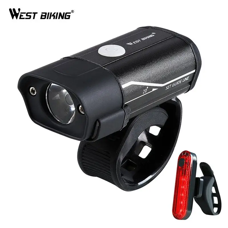 WEST BIKING велосипедный светильник T6 L2 светодиодный головной Комплект Задний фонарь