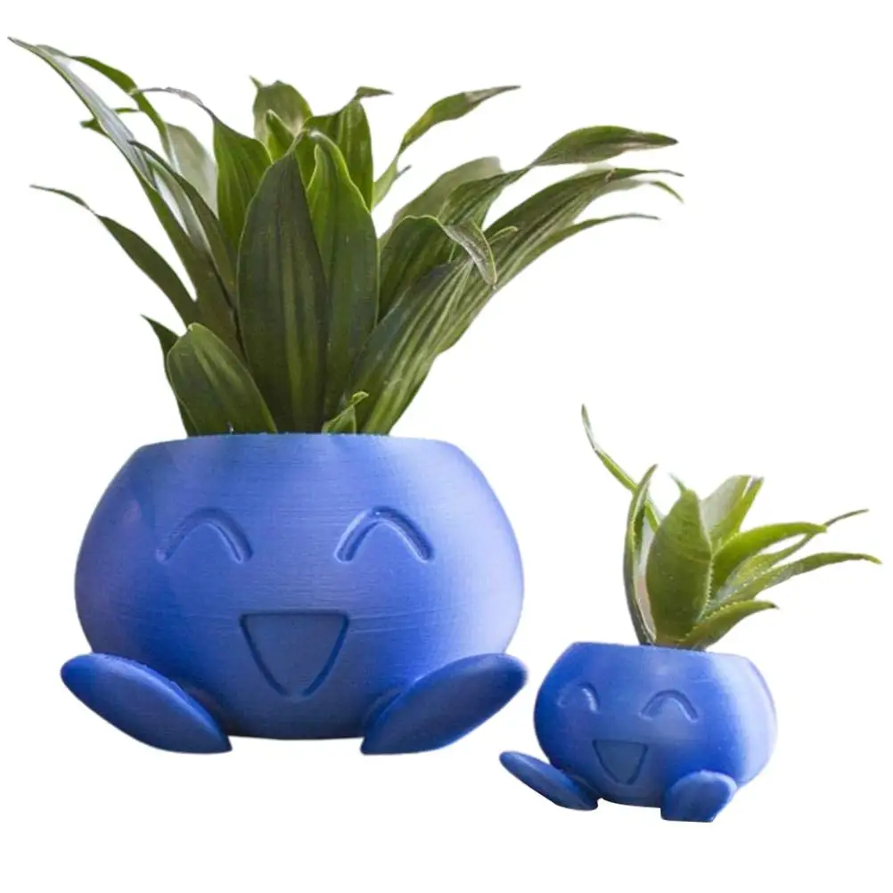 Забавный ящик для комнатных растений мультфильм цветочный горшок суккуленты