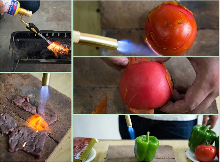 Сварочный фонарь MAPP газовый с самозажиганием триггером CGA600 | Инструменты