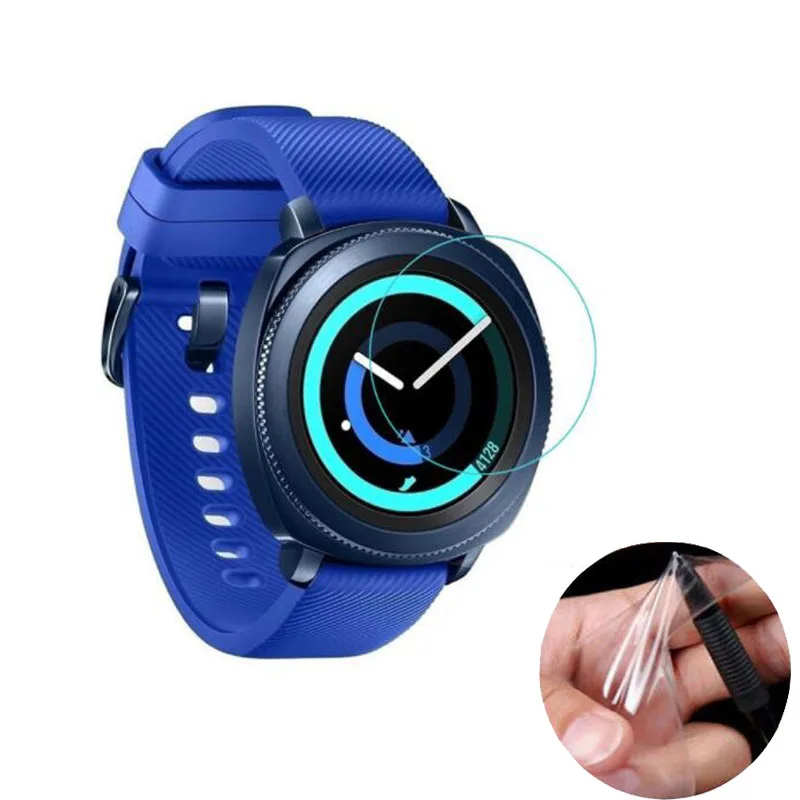 

3pcs Soft Ultra Clear Protective Film Guard For Samsung Gear Sport Smart Watch Screen Protector Cover Protection (Not Glass)