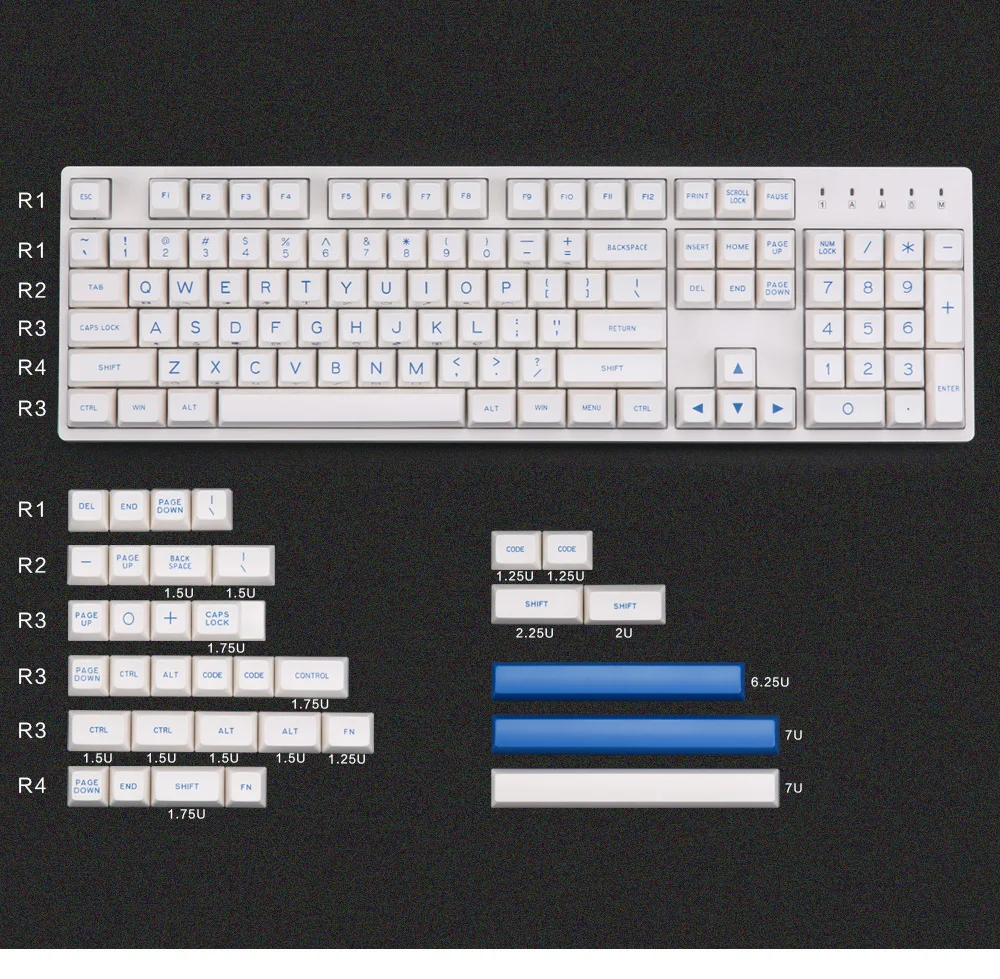 MAXKEY Photoshop SA keycaps ABS двойная съемка 138 клавиш механическая клавиатура MX