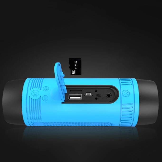 

ZEALOT S1 Outdoor Waterproof Bluetooth Speaker fm Audio 4.0 Portable Wireless Speaker With Flashlight for Bicycle Riding