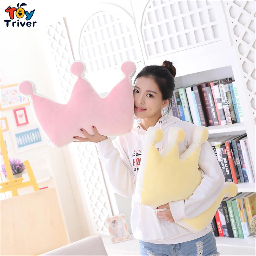 Корона в форме короны макарон принца принцессы плюшевая игрушка для дивана