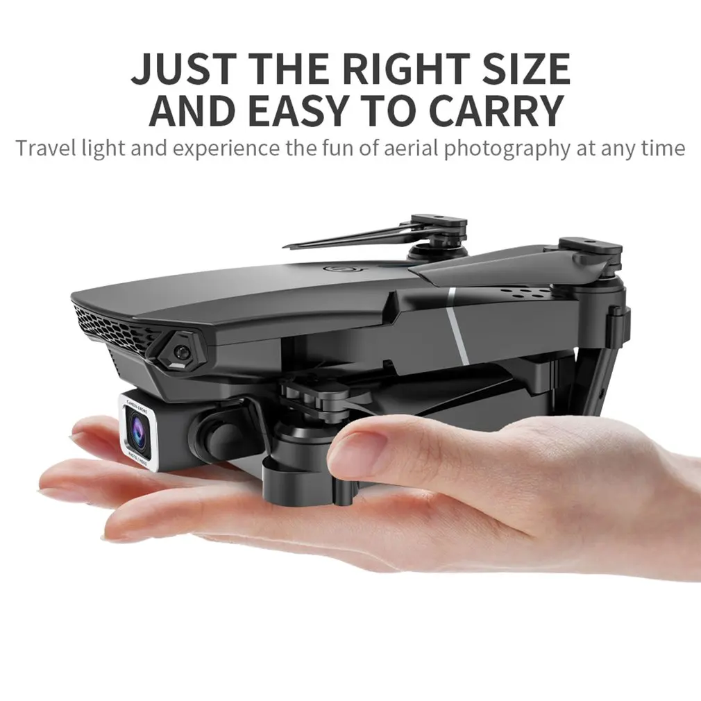 

E525 Quadcopters WIFI FPV Drone With Wide Angle 4K Double Camera Height Hold RC Foldable Quadcopter Drone Gift Toys For Childern
