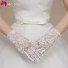 1 пара коротких кружевных перчаток Molans перчатки с защитой от УФ-лучей перчатки для улицы перчатки для вождения перчатки для выпускного вечера для вождения свадьбы