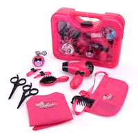 kids makeup toys set princess pretend play beauty hairdressing salons hairdryer comb simulation box pretend play toys for girls