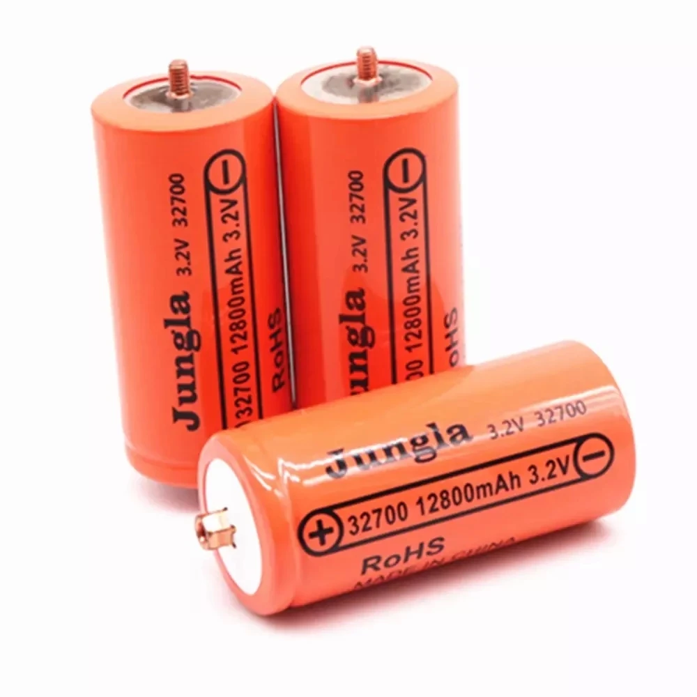 

10PCS 100% new 3.2V/32700/12800mAH,lithium iron phosphate rechargeable battery, LiFePO4 professional type with screw