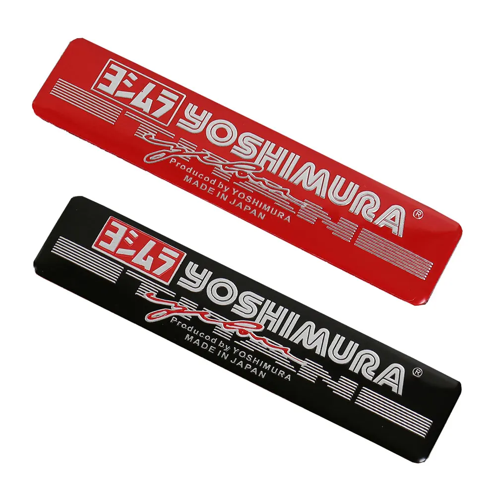 2 шт. наклеек на выхлопные трубы мотоцикла из алюминия 3D, устойчивых к высокой температуре для Scorpio Leovince Two Brother Arrow.