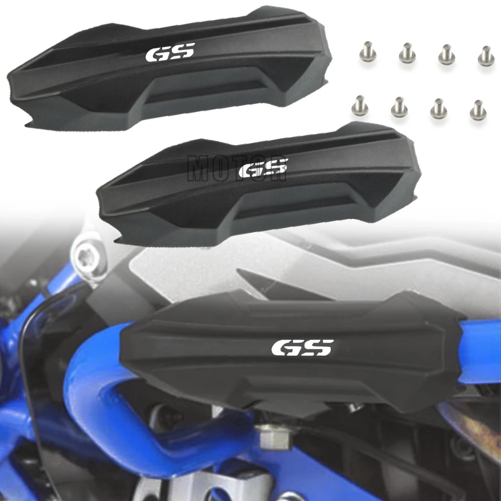 

FOR BMW R1200GS R1250GS R1100GS R1150GS G 650 GS Motorcycle Engine Crash bar Protection Bumper Decorative Guard Block GS LOGO