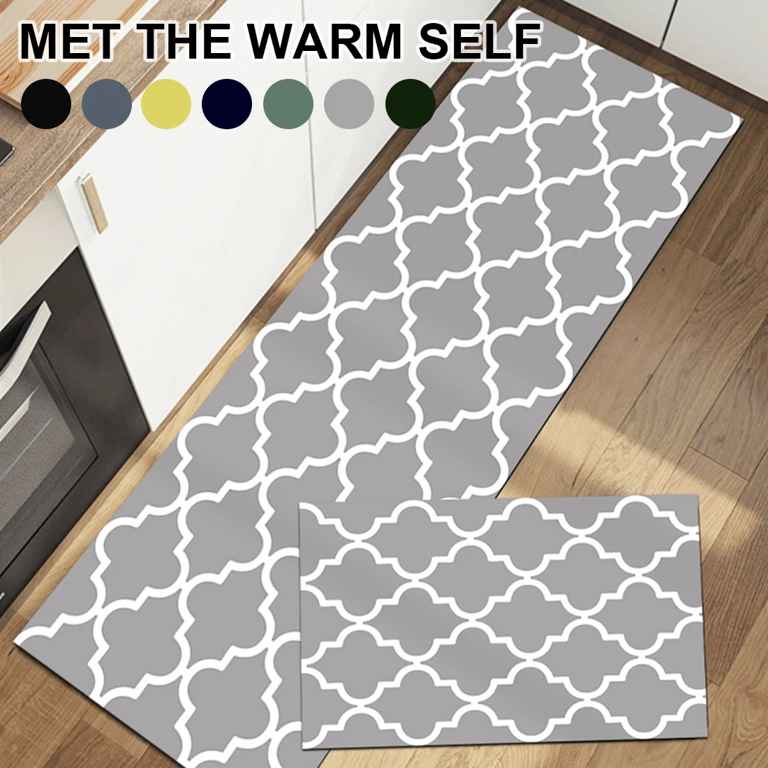

Bathroom entrance door mats washable non-slip kitchen floor mats bedroom living room bedside area carpet waterproof modern carpe