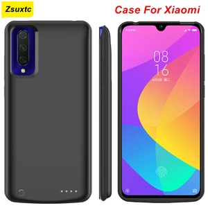 battery charger case for xiaomi mi 9 9 se cc9 se mi 10 10 pro mix 3 battery case phone cover power bank mi 10 pro charger case free global shipping