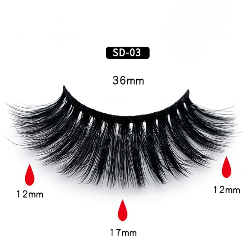 Ресницы норковые Глаза 3D толстые накладные ресницы Европа Америка горячие