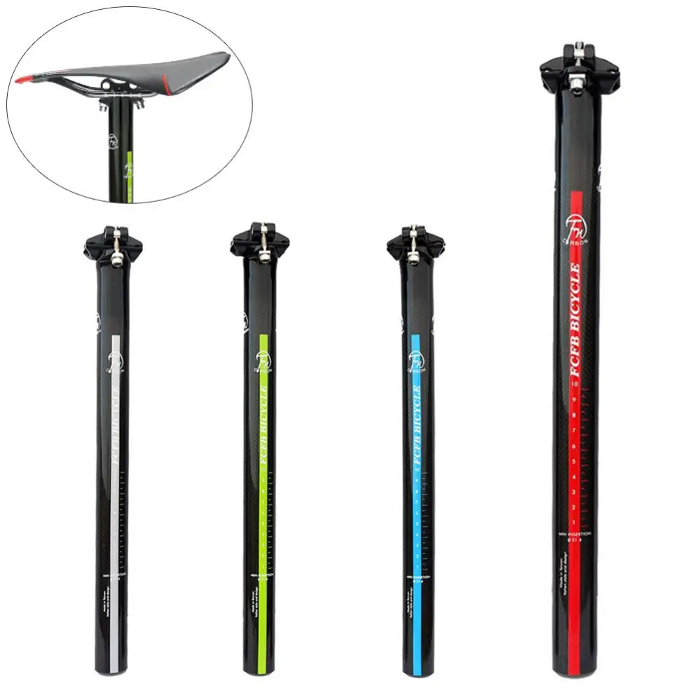 

Durable FCFB Lightweight 3K 350mm Glossy T800 Road Bicycle Carbon Fiber Seatpost for Road Bike