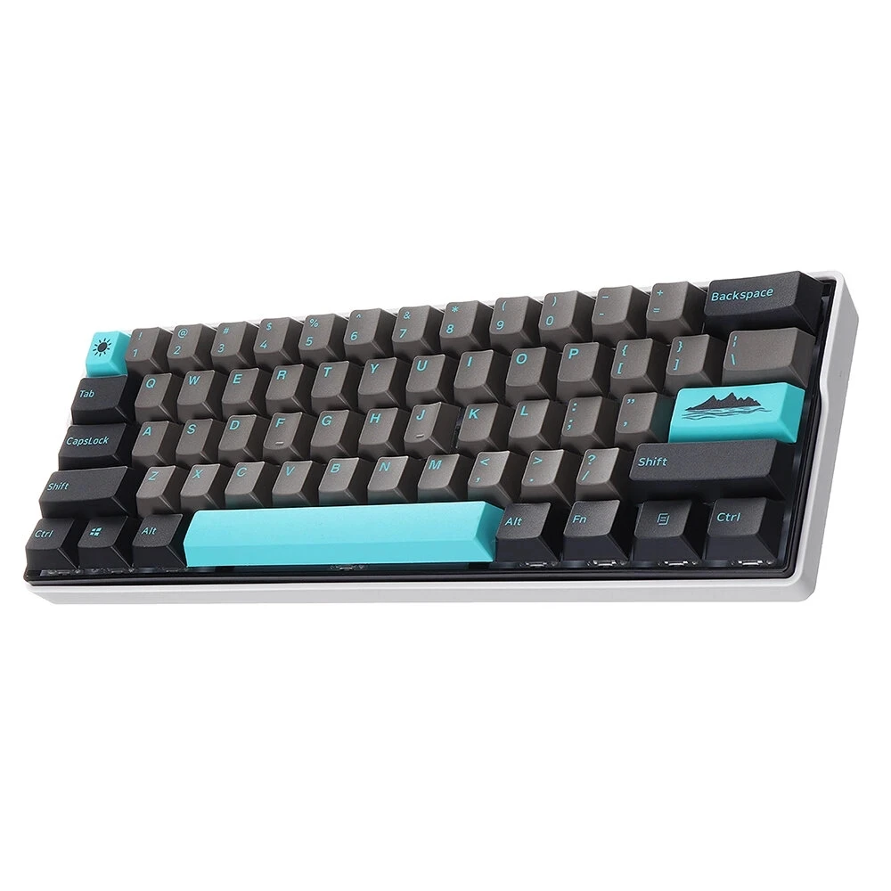 109 ключей графитовый синий Keycap набор OEM профиль PBT Keycaps для RK 61/68/87/104/108 клавиш