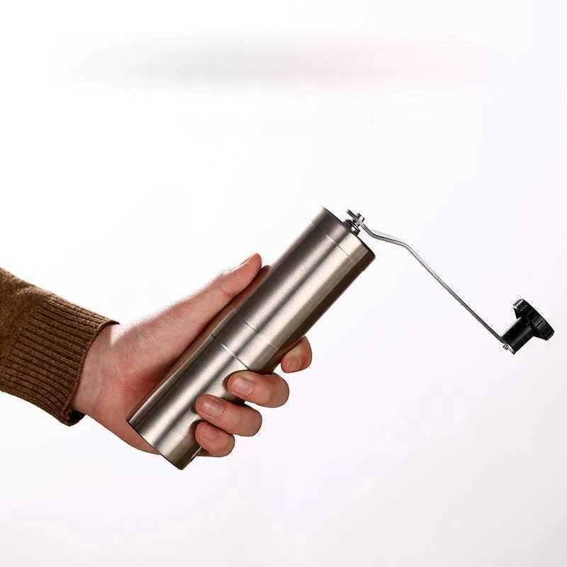 

Портативная ручная кофемолка из нержавеющей стали, измельчитель орехов, каштана, кофе, мельница для бобов, Molinillo, посуда для кафе DF50YMJ