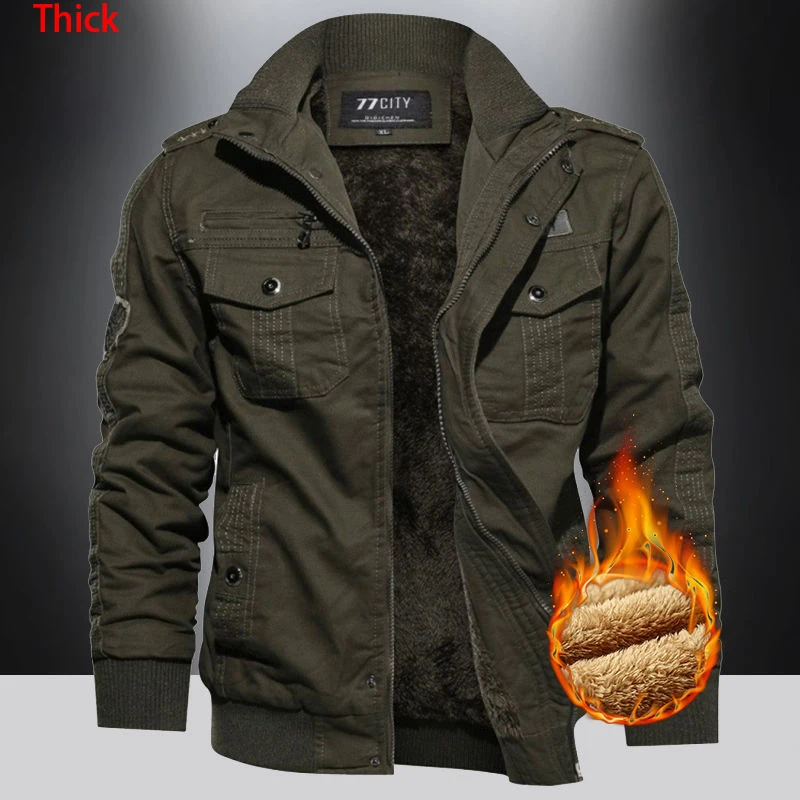 Осень-зима 2021 военная куртка Хлопковая мужская рабочая одежда Молодежная