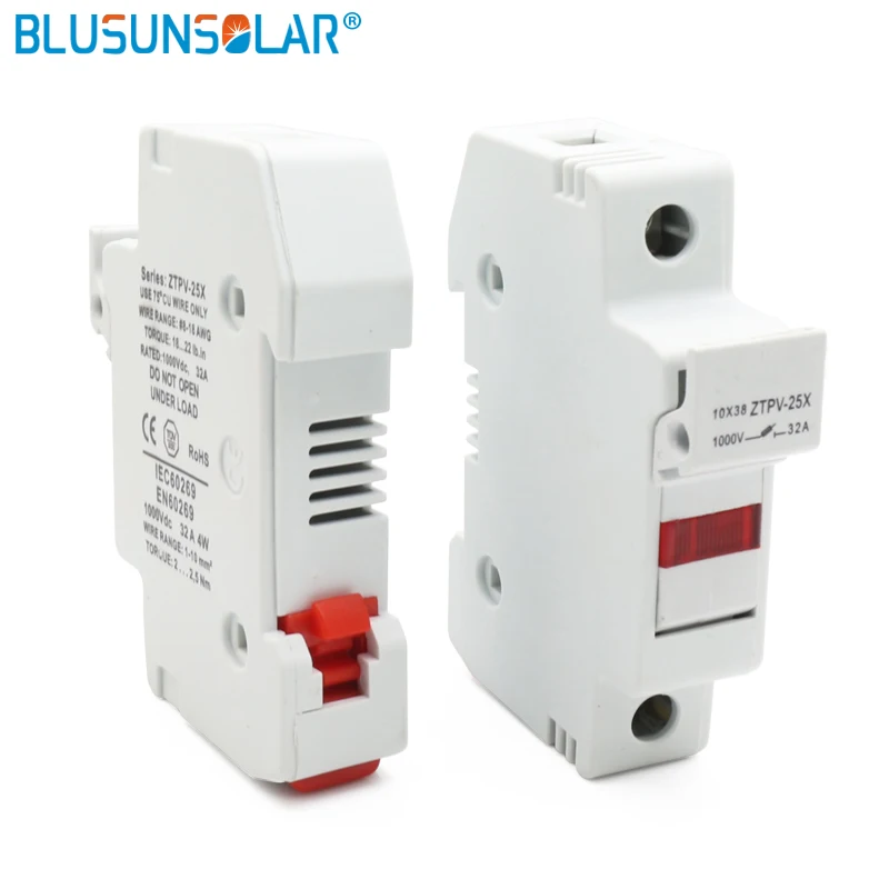 BULSUNSOLAR 10 комплектов Солнечный ПВ предохранитель держатель DC 1000 С PV Fuses10A 15A 20A