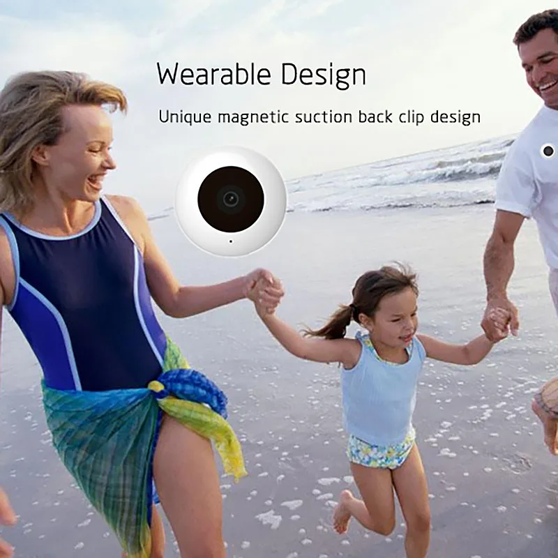 Wi Fi Спортивная камера ночного видения P2P видео Обнаружение движения Монета