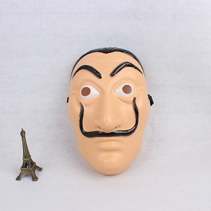 

Salvador Dali Movie The House of Paper La Casa De Papel Cosplay Party Halloween Mask Money Heist Costume & Face Mask