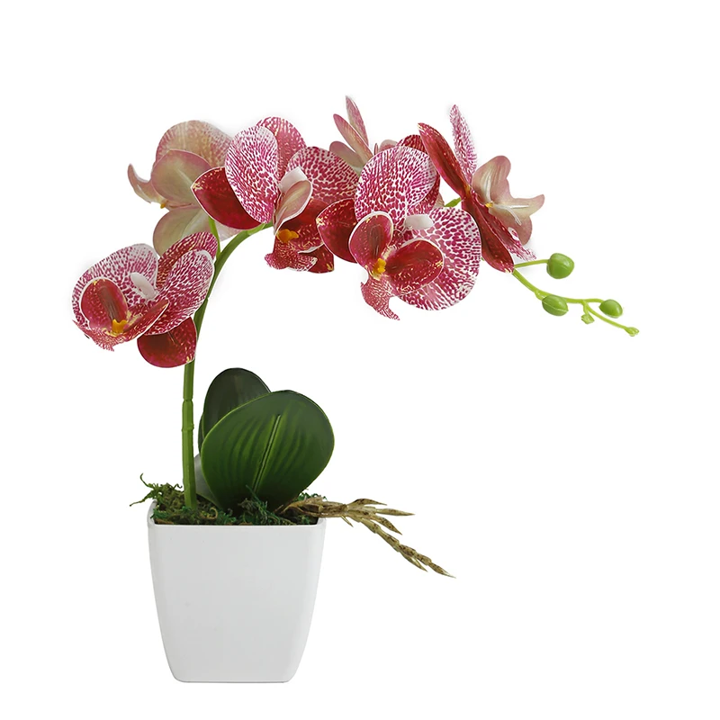 Искусственные цветы орхидеи бонсай украшение для дома искусственные