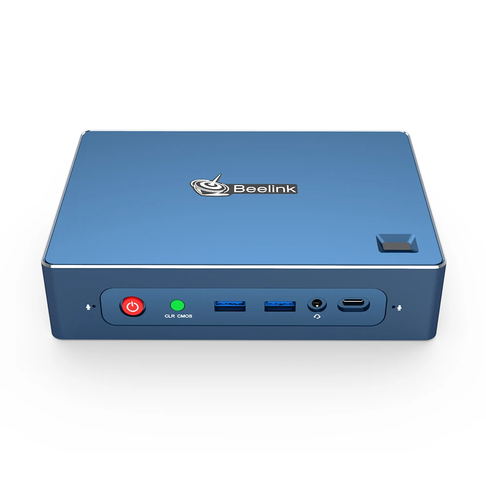 Beelink GT R мини ПК AMD Ryzen 5 3550H 16GB/512GB Windows 10 WiFi 6 вход по отпечатку пальца голоса Type C HTPC