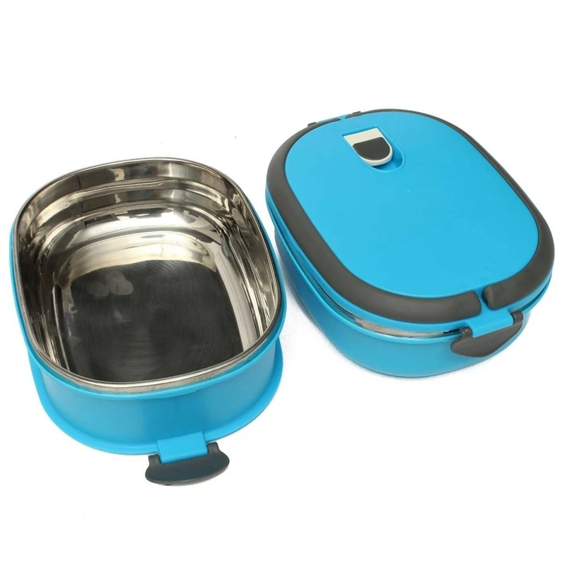 Компактная коробка для ланча из нержавеющей стали двухслойная грелки Bento пикника