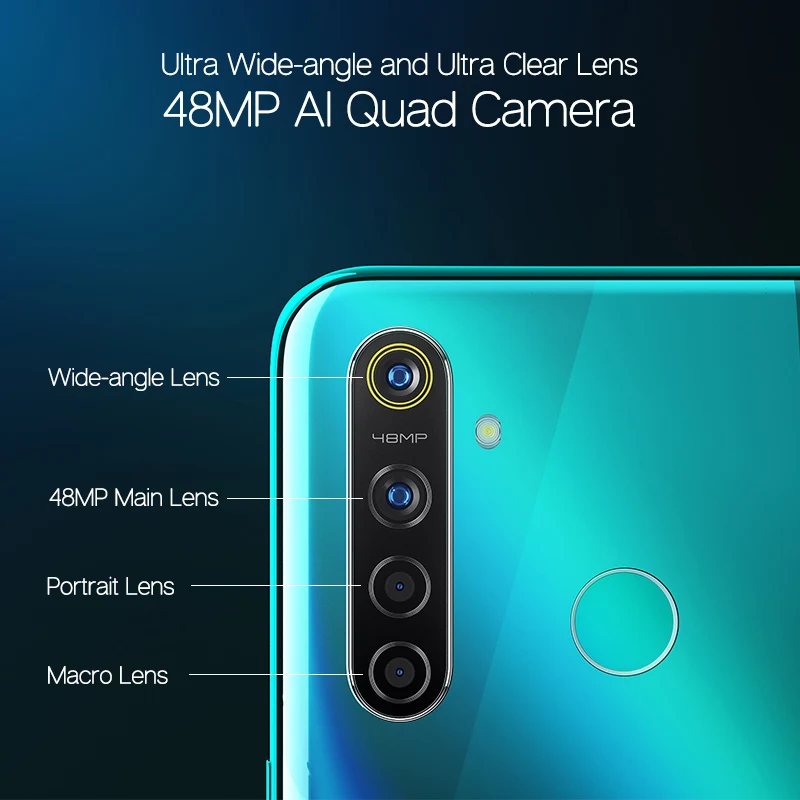 Оригинальный мобильный телефон realme Q 8 Гб 128 ГБ 6 3 дюйма Восьмиядерный Snapdragon 712AIE