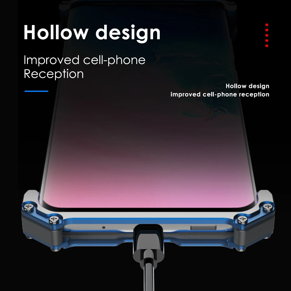 Металлический Алюминиевый Чехол для Samsung Galaxy S20 противоударный чехол телефона Ultra
