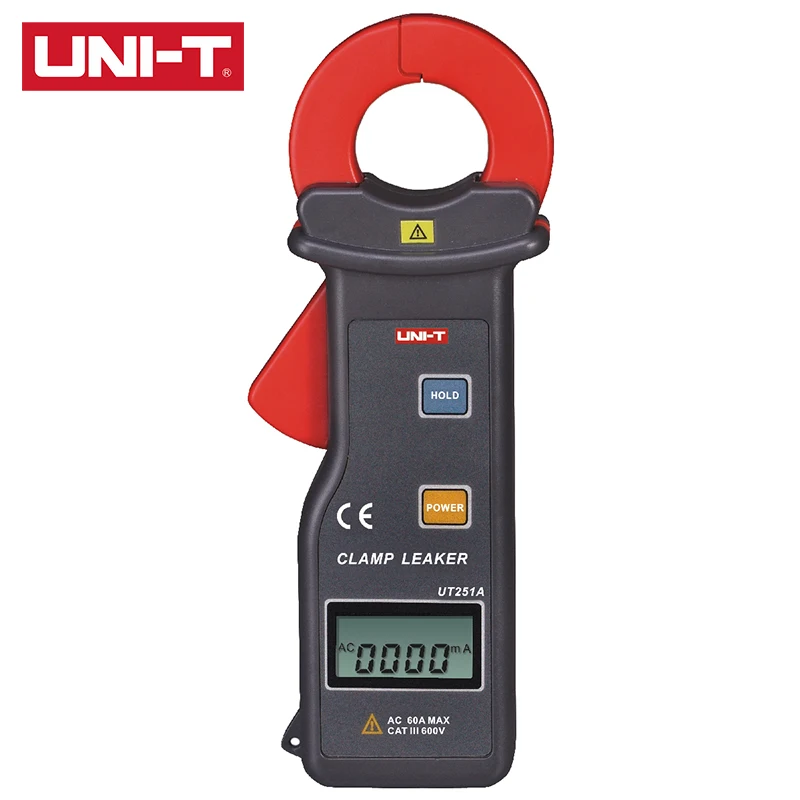 UNI T UT251A/UT251C Высокая чувствительность детектора утечки токовые клещи Авто
