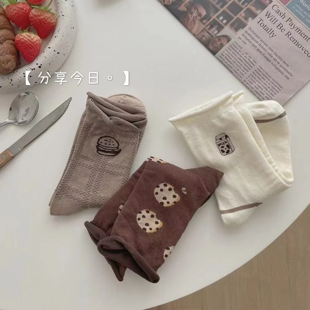 

SP & CITY милые женские носки с мультяшным рисунком, в стиле Харадзюку, студенческие корейские хлопковые носки, спортивные хипстерские Повседн...