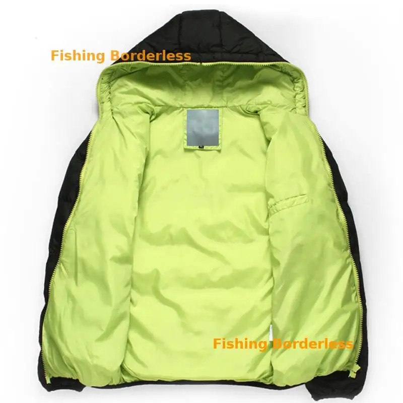 Мужская спортивная куртка с капюшоном толстой подкладкой на молнии дышащая для