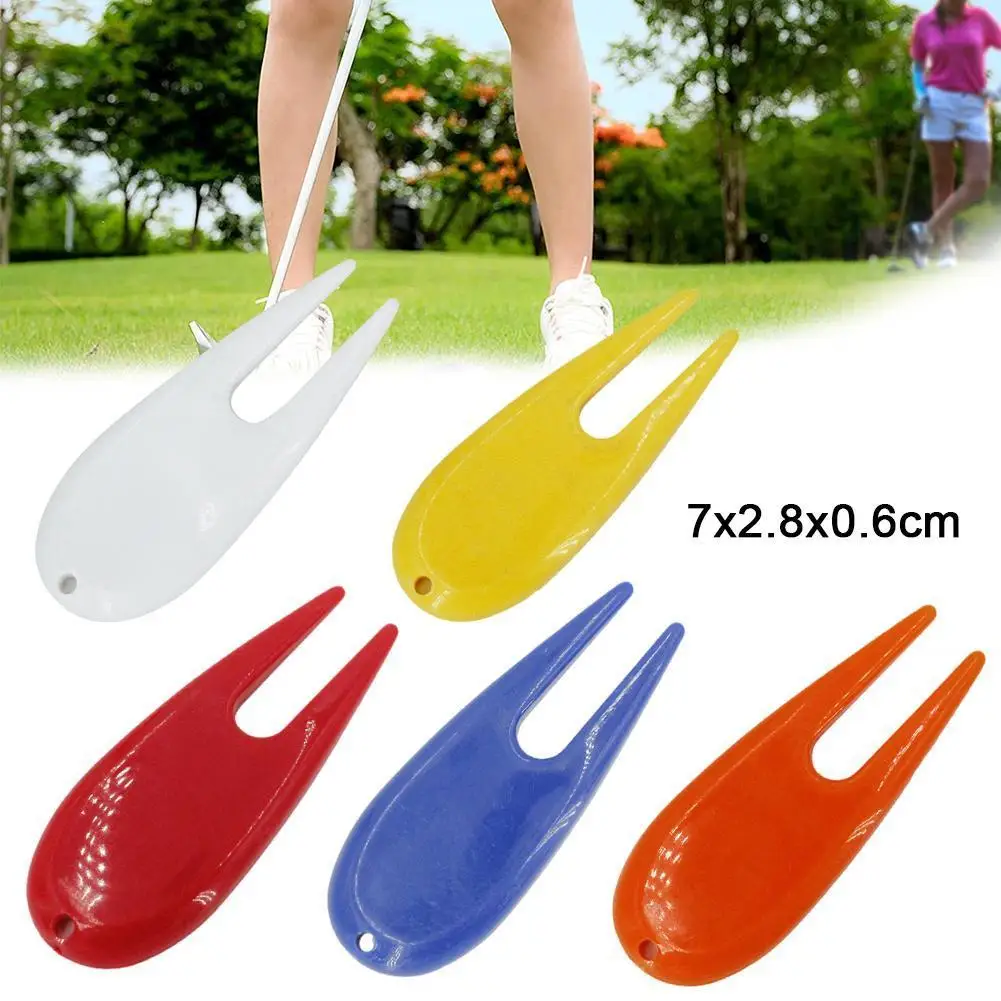

Plastic Golf Pitch Repair Divot Tool Golf Ball Score Fork Marker M2F3