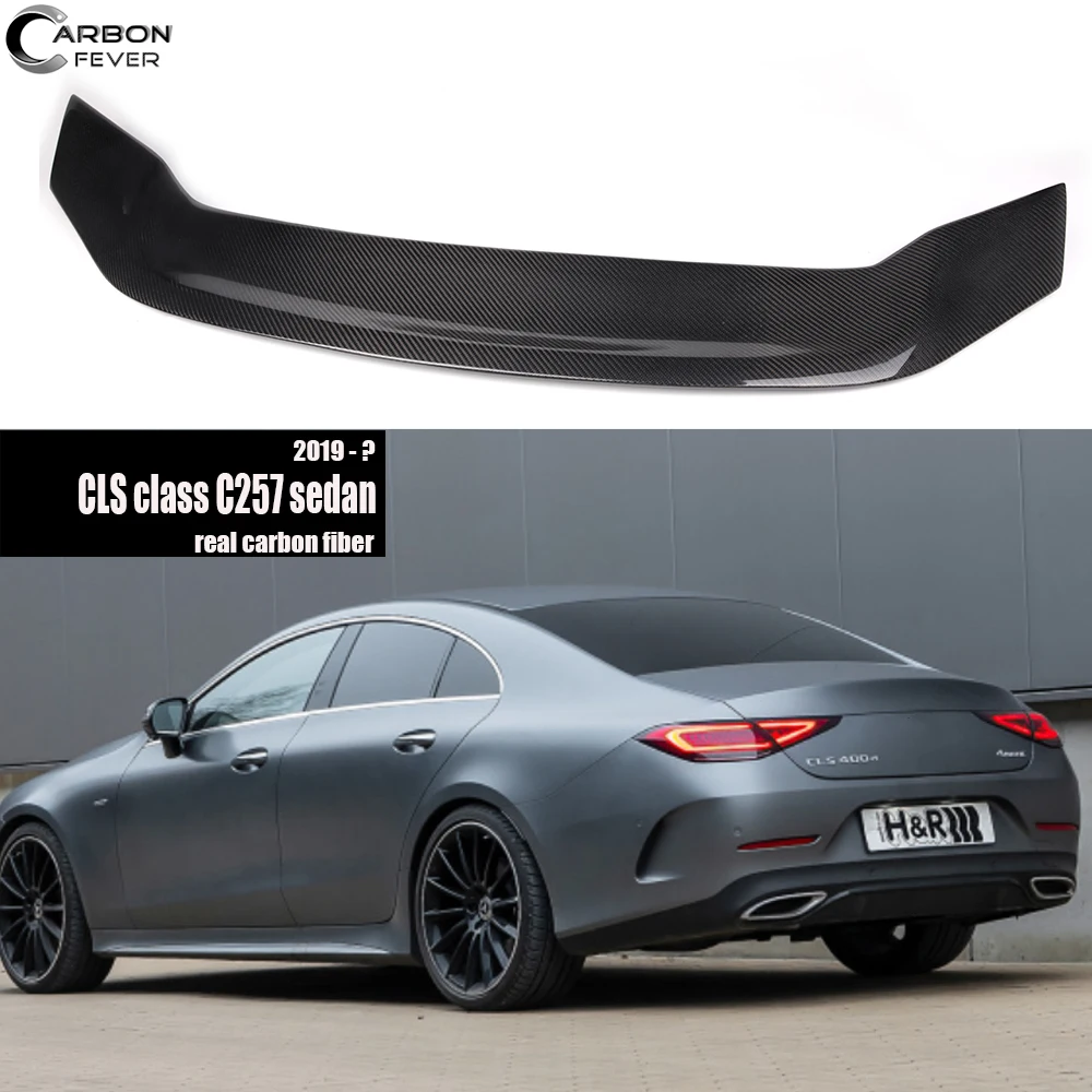 Высококачественный задний спойлер для багажника из углеродного волокна Ducktail на